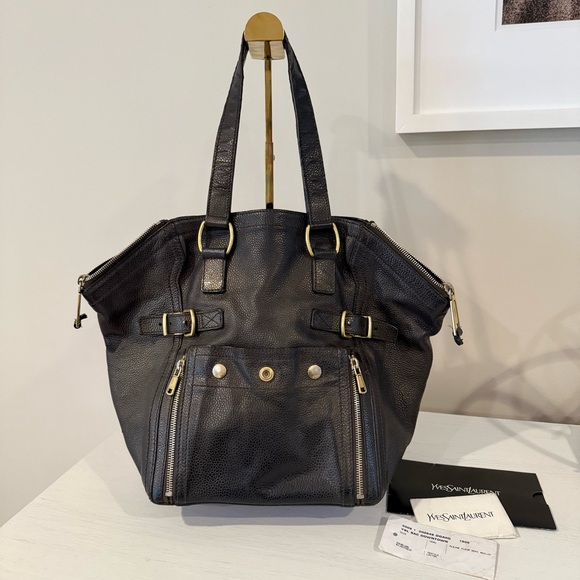 YSL Black Downtown Tote Bag - Picture 15 of 15